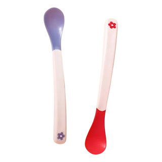 Kit De Dos Cucharas Para Papilla De Bebe Cambian De Color Kit De Dos Cucharas Para Papilla De Bebe Cambian De Color