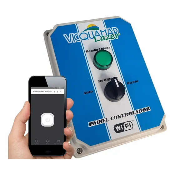 Quadro Para Bomba De Piscina Até 1 Cv - 220v Wifi