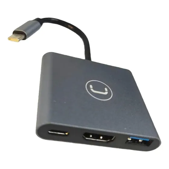 Adaptador 3 En 1type C Marca Unno