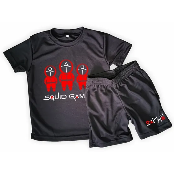 Conjunto Deportivo Niños Juego Del Calamar Remera + Short 