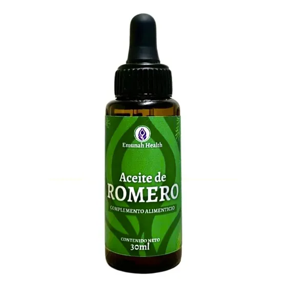 Aceite De Romero Orgánico 30ml Emunah Health
