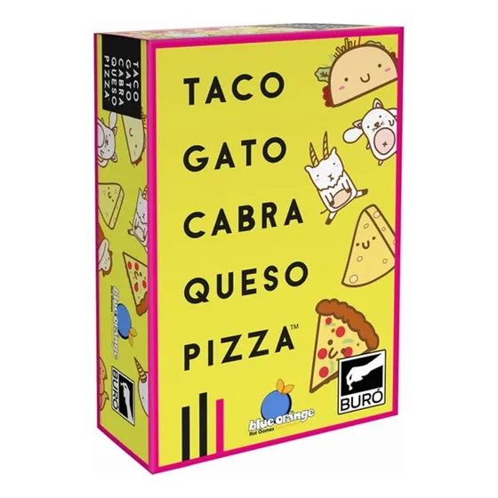 Taco Gato Cabra Queso Pizza Juego Cartas Buro Bureau