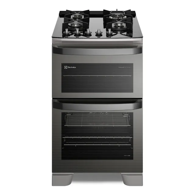 Fogão 4 Bocas Electrolux Com Função Airfryer Fe4ad Cor Prateado Fogão 4 Bocas Electrolux Com Função Airfryer Fe4ad Cor Prateado