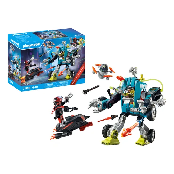 Playmobil Promo Packs Robot Vs Planeador 71578