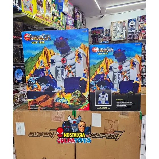 --- Culpatoys Cubil Felino Los Thundercats Super 7 Cats Lair