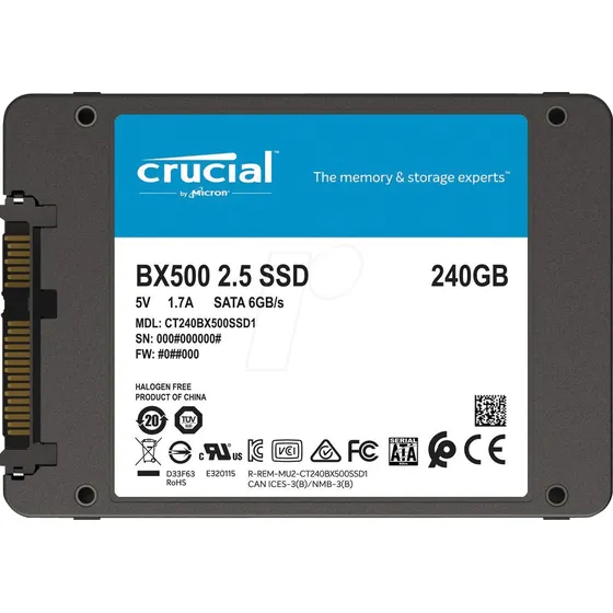 Disco Duro Solido Ssd 240gb 2.5 Sata 3 Rapides Original Ssd 