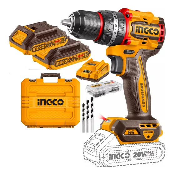 Taladro Atornillador Percutor 13mm Brushless Cidli20668