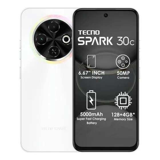 Celular Tecno Spark 30c 128gb 4 Ram + 4 Ram Dual Sim