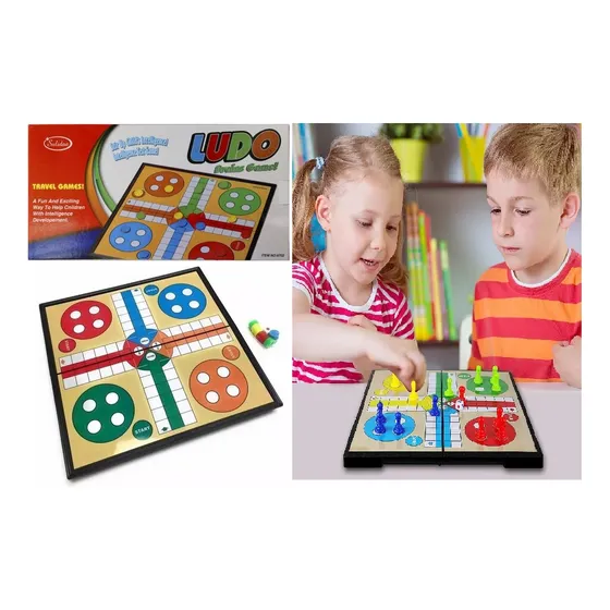 Ludo Juego De Mesa Portátil Magnético Didáctico Juguete
