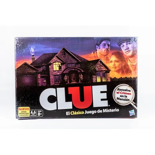 Juego De Mesa Hasbro Clue Juego Clásico De Misterio +8 Años