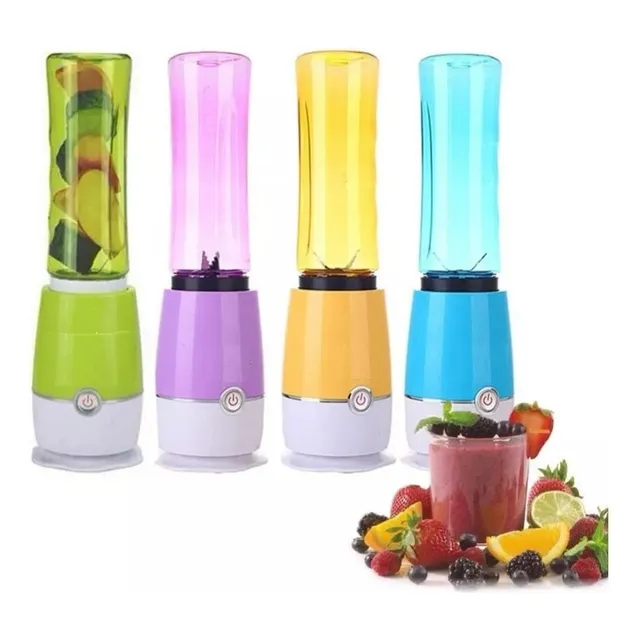 Juguera Licuadora Portátil Doble Vasos