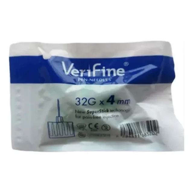 Agujas Para Lapices De Insulina 50 Unidades De 4mm