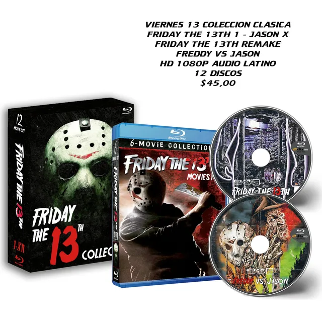 Viernes 13 Hd Latino Coleccion Peliculas