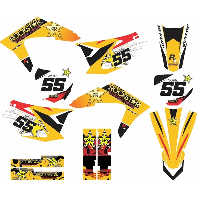 Adesivos Trilha Motocross Biker 2015 A 2019 Personalizado