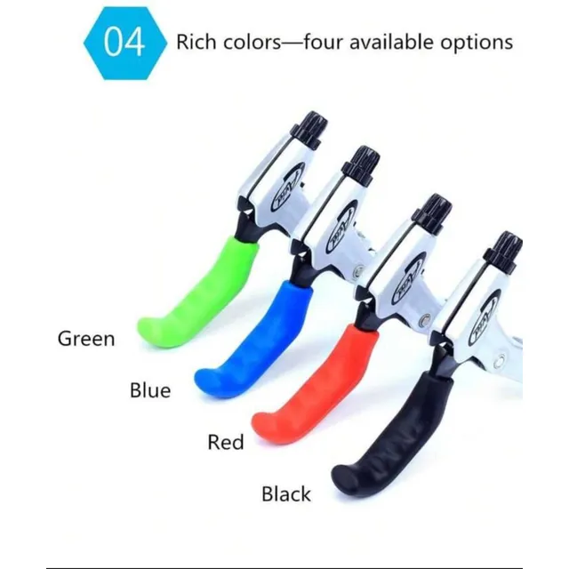 Protector De Goma  Manilla De Freno De Moto Negro, Rojo Azul