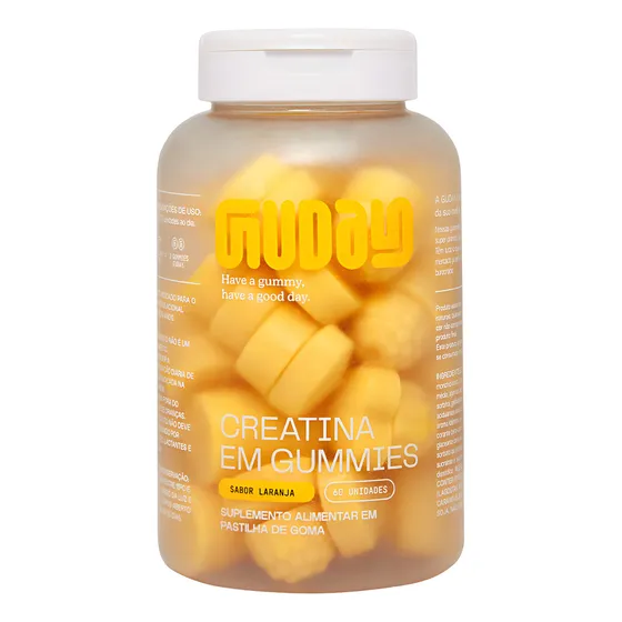 Guday Creatina Em Gummies 60 Gomas Sabor Laranja