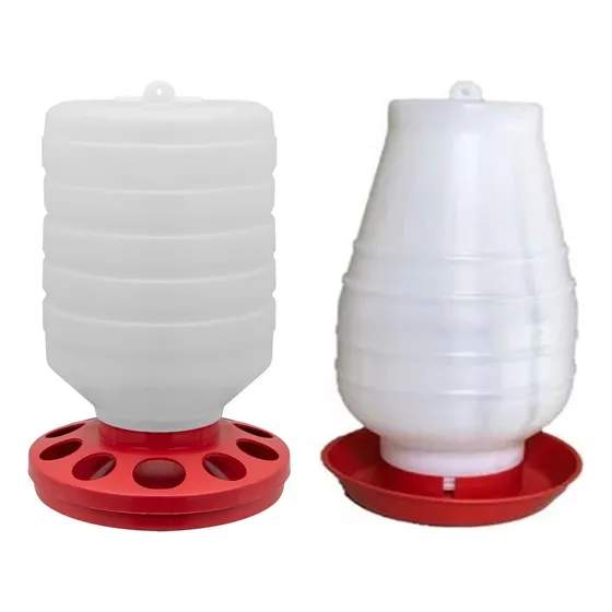 Comedouro Aves 5kg Bebedouro Frango 5 Litros P/ Granja