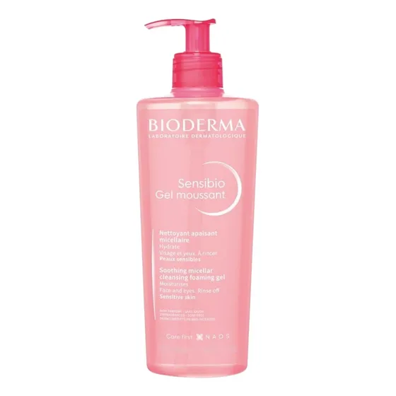 Gel De Limpeza Facial Sensibio Gel Moussant Micelar 500ml Bioderma