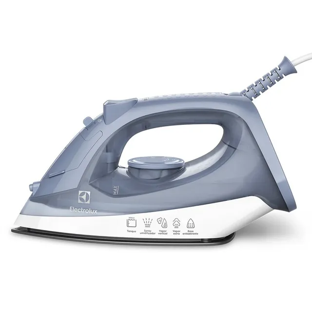 Ferro De Passar A Vapor Esi10 Efficient Azul Electrolux 