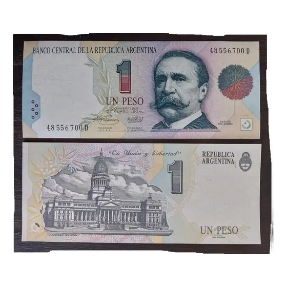 Billete 1 Peso Convertible 1° Diseño (1994). Sin Circular