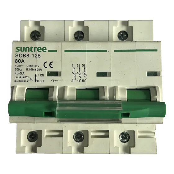Interruptor Termomagnetico Trifasico 80 Amp,riel Din,suntree