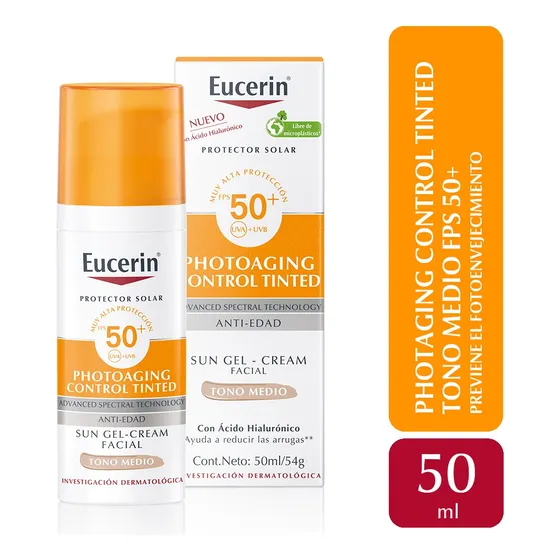 Eucerin Solar Pigment Control Color Tono Medio Fps50 X 50 Ml