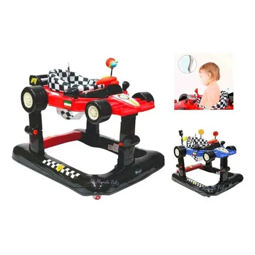 Andador Caminador Para Bebe Musical A Luces Niño Niña Delmi Color Azul