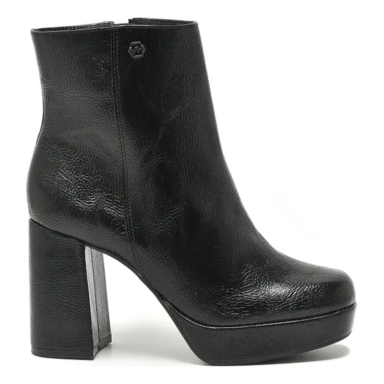 Bota Casual Taco Alto Via Marte Koki