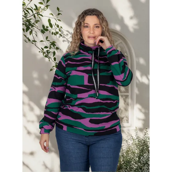 Sweater Polerón Onara Pilar Mujer Alto Otoño/invierno.