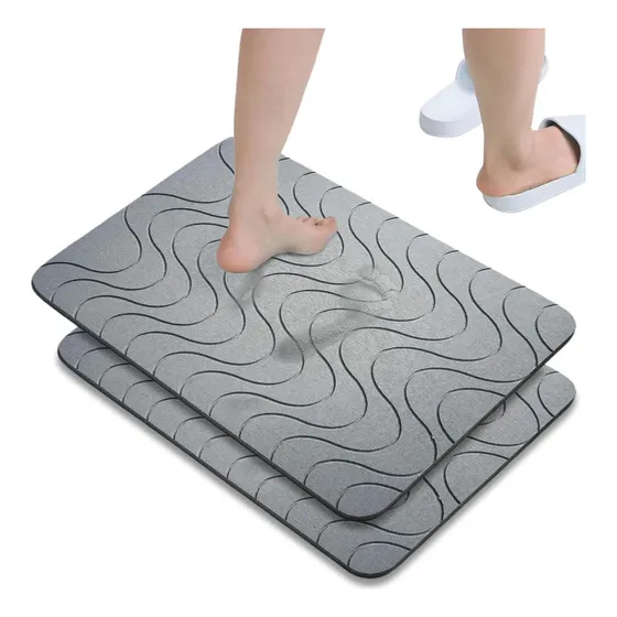Od Tapete De Banho Ruiyue, 2 Tapetes Absorventes De Água,