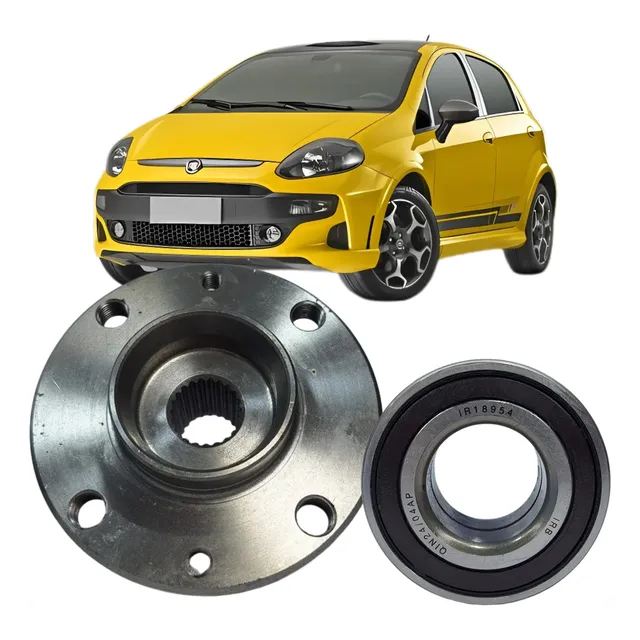 Cubo Roda Dianteiro Com Rolamento Punto 1.4 Com Abs