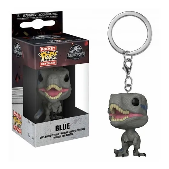 Funko Llavero Blue Velociraptor Jurassic World Keychain