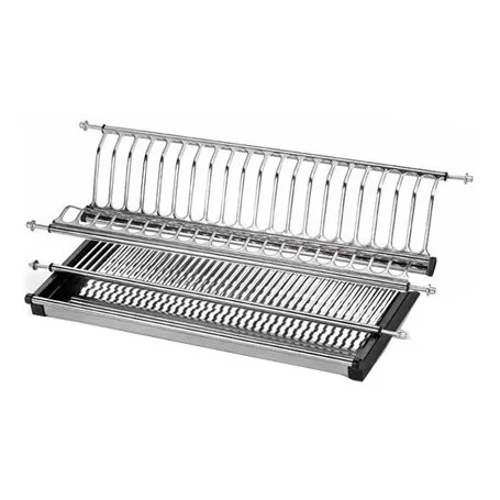 Escurridor De Platos Y Vasos Acero Inox 100cm Import Calidad