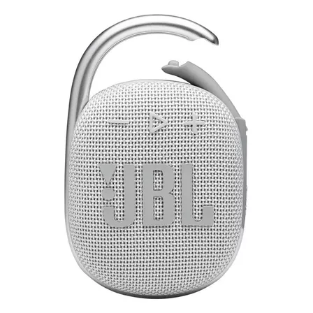 Parlante Portátil JBL Clip 4 Bluetooth JBLCLIP4WHT Waterproof Blanco