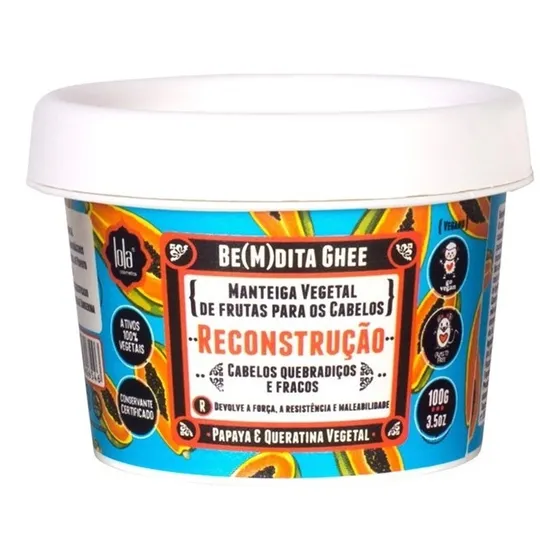 Máscara Reconstrucción Papaya Queratina Lola Cosmetics 100ml