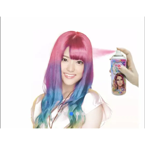 Splay Para  Pintar Cabello Colores Temporal Original Mefapo