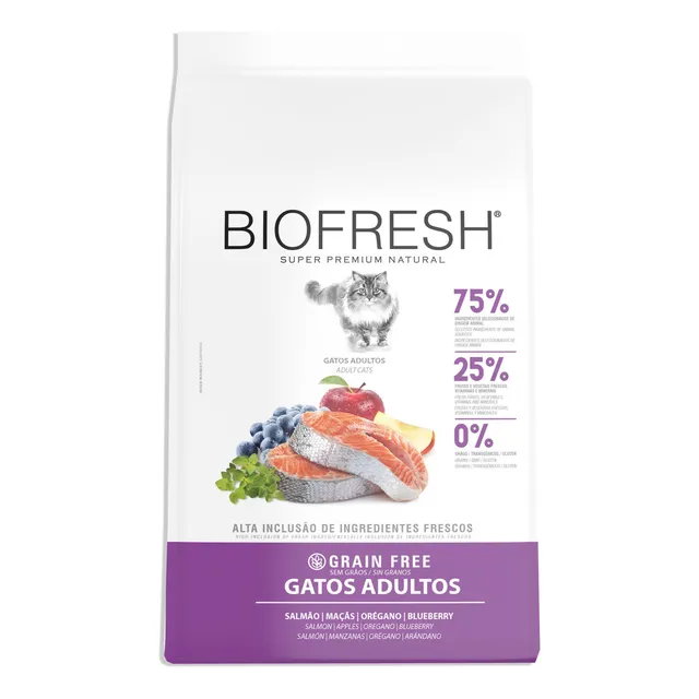 Alimento Biofresh Gato Adulto 7.5 K Salmón + Obsequio Y Enví