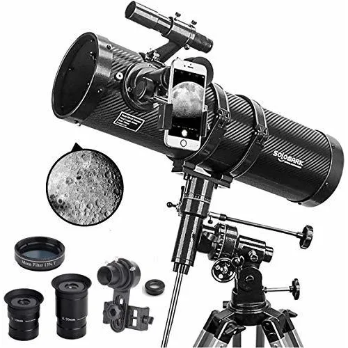 Telescópios refletores newtonianos Telescopio 130eq para adultos