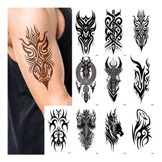 Tatuajes Temporales Para Hombres Y Mujeres, Pegatinas De Tat Tatuajes Temporales Para Hombres Y Mujeres, Pegatinas De Tat