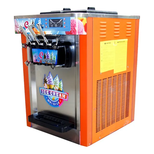 Maquina Helado Suave Nieve Comercial Helados 1800w Yoghurt