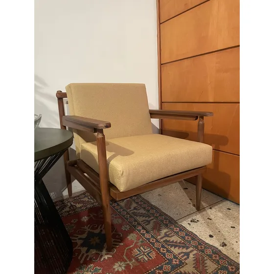 Poltrona Danesa Original Mid Century En Madera