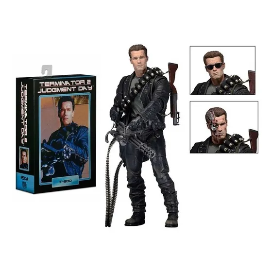 Película De Lujo Neca Terminator Arnold Dark Destiny T-800 D