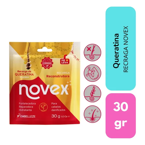 Queratina Capilar Novex Reconstructor X2 30g