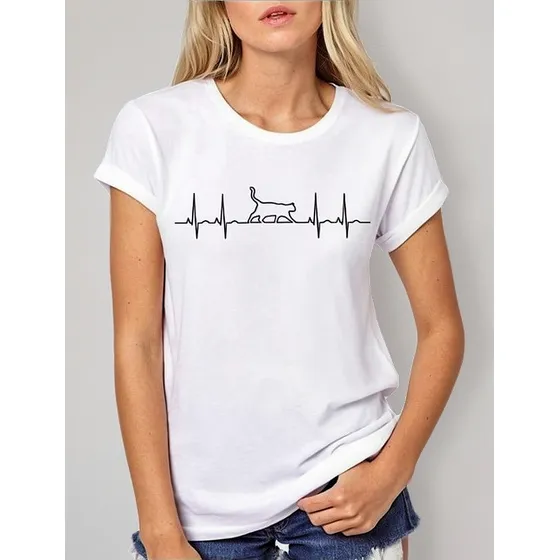 Polera Poliéster Tacto Algodón De Dama Para Sublimación