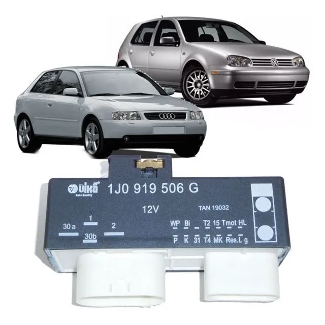 Modulo Rele Ventoinha Audi A3 Golf 1.6 Sr 98 À 02 1j0919506g
