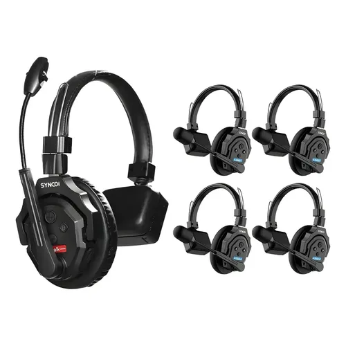 SYNCO XTalk X5 ワイヤレスヘッドセット Fone 5 Headset Intercomunicador Synco Xtalk X5 Completo | Frete grátis