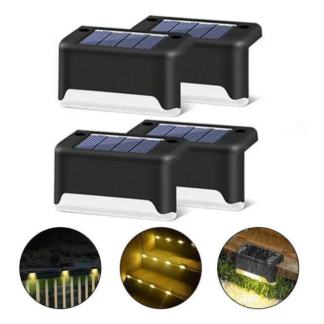 Kit 4: Lámpara De Piscina De Energía Solar, Pared De Escaler