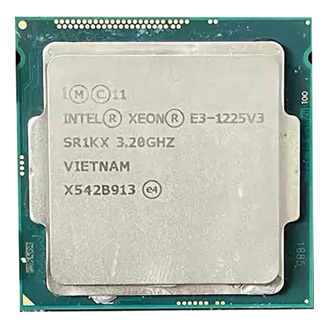 Intel Xeon E3-1225 V3 De 4 Núcleos Y 8 Hilos, 3,2 Ghz Y 84 W