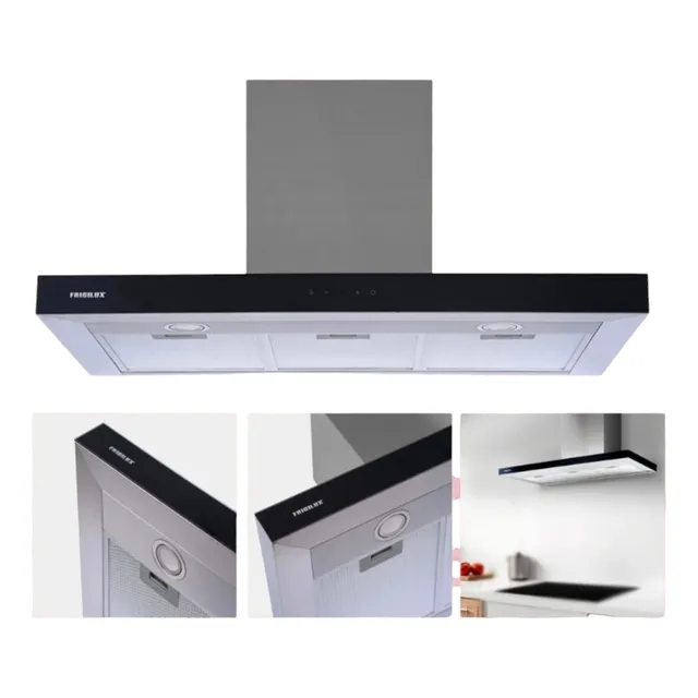 Campana De Cocina Frigilux 90 Cm Extractora Acero Inoxidable