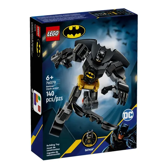Lego Infantil Dc Armadura Do Batman 76270 Com 140 Peças